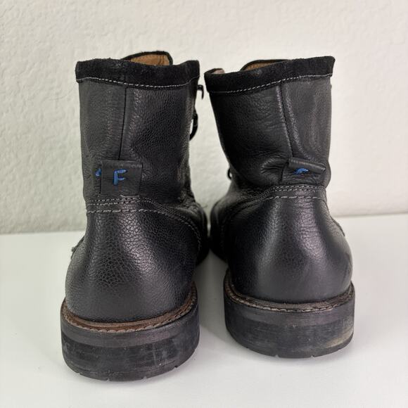 Florsheim Limited Leather Cap Toe Lace Up Boots Black Men’s Size 13 main image 2
